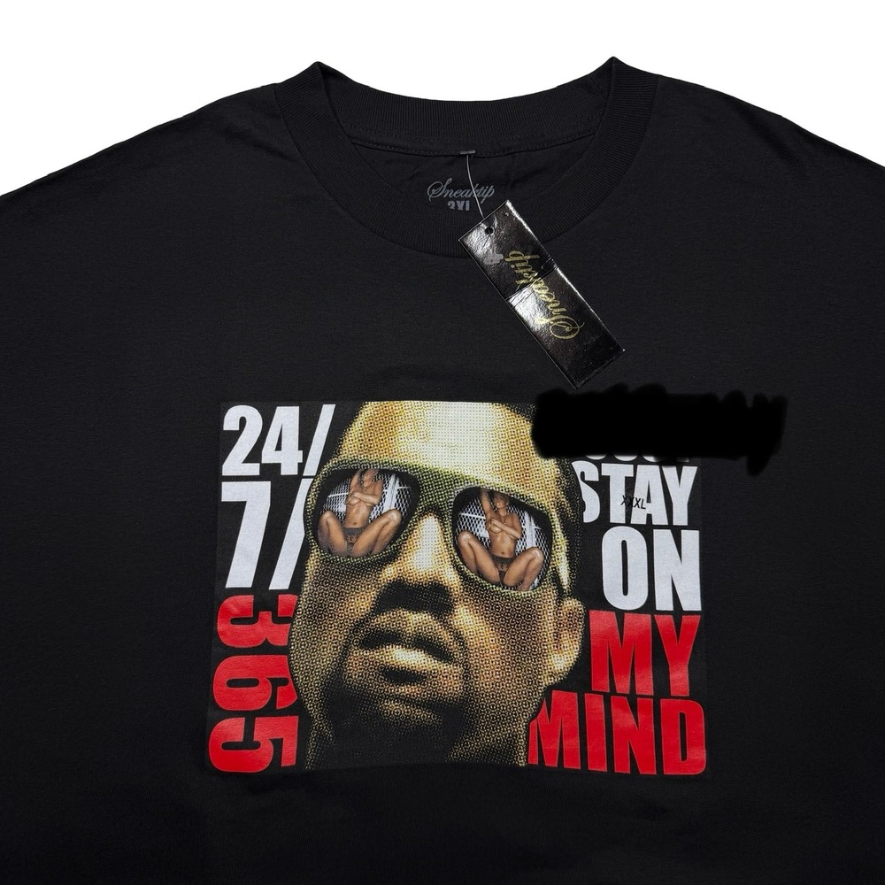 Kanye‎ West Ye Yeezy x Amber Rose rap music x Sneaktip shirt